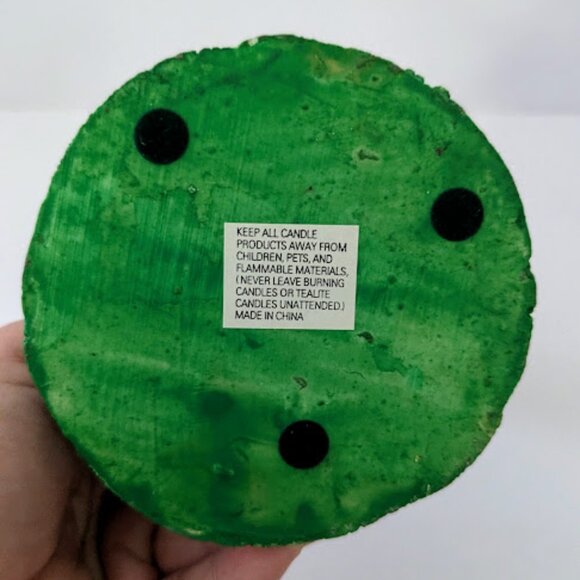 Vintage Ceramic Bunny Tree Candleholders 7 Inch Spring Easter Decor - Picture 6 of 7